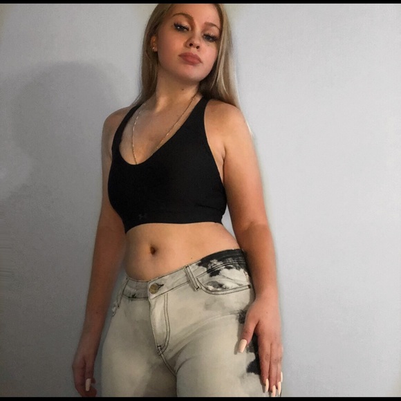 acid washed aquaverde jeans - Picture 1 of 2